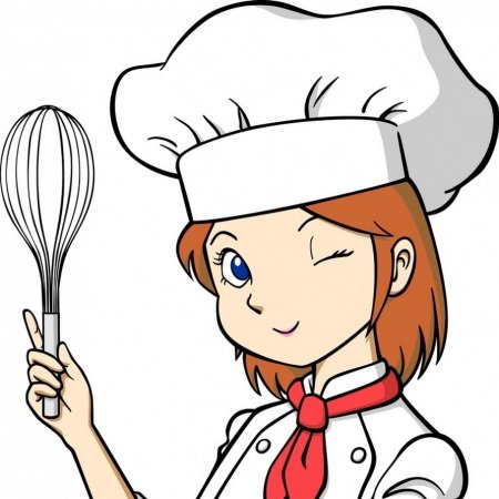 Повариха мультяшный