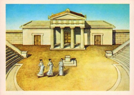 Театр в Афинах в древней Греции 5 кла с