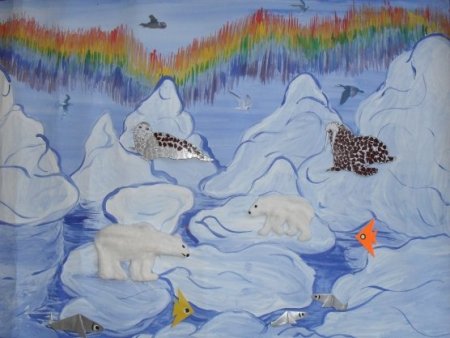 Родные пейзажи цветными карандашами