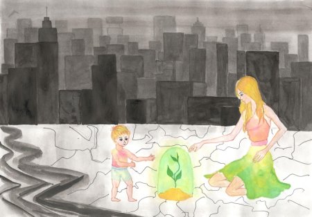 Рисование креативных деревьев