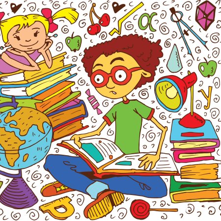 Иллюстрации на школьную тематику