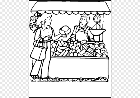 Раскраска ярмарка