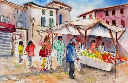 Мусоргский пьеса лиможский рынок