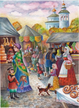 Ярмарка рисунок