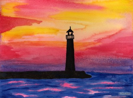 Рисунки красками для начинающих