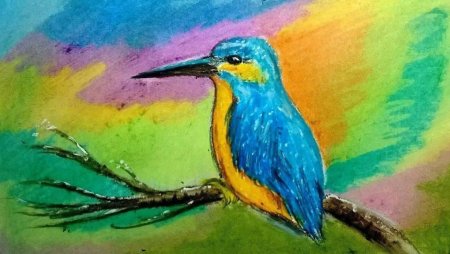 Рисование масляной пастелью