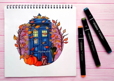 Рисование маркерами для скетчинга