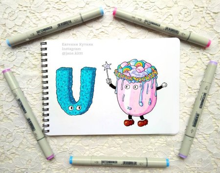 Рисунки маркерами для начинающих