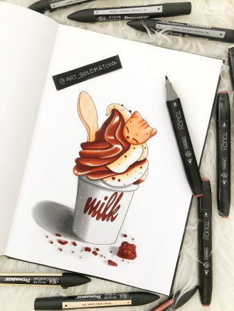 Рисунки для срисовки маркерами