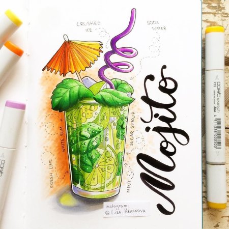 Рисунки для скетчбука лёгкие милые