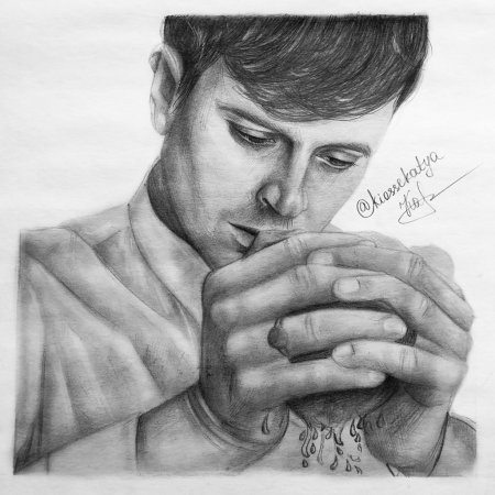 Антон Шастун для срисовки