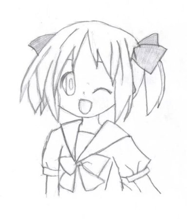 Рисунки аниме лёгкие