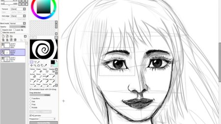 Поэтапное рисование на графическом планшете