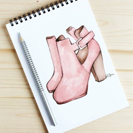 Скетчбук цветы