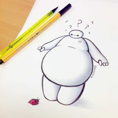 Маленькие рисунки фломастерами