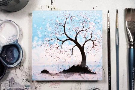 Рисунки акварелью простые