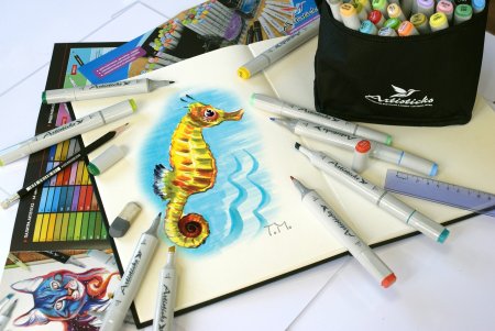 Рисунки маркерами для начинающих