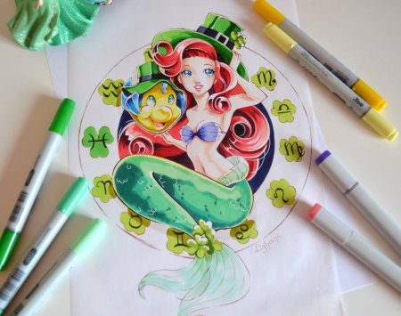 Lilo i Stich risunki для скетчбука