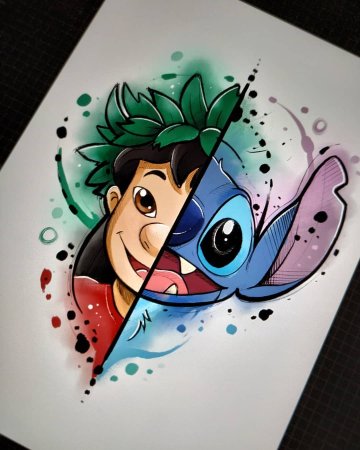 Яркие рисунки фломастерами