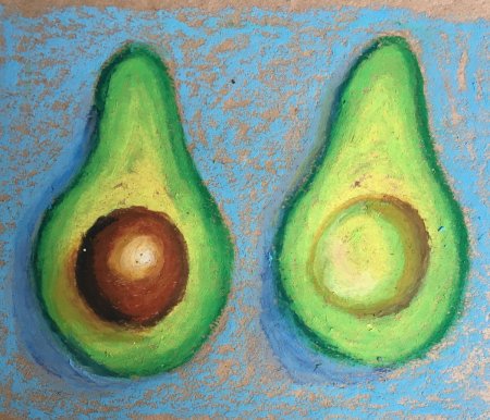 Рисование масляной пастелью