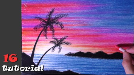 Простые рисунки пастелью для начинающих