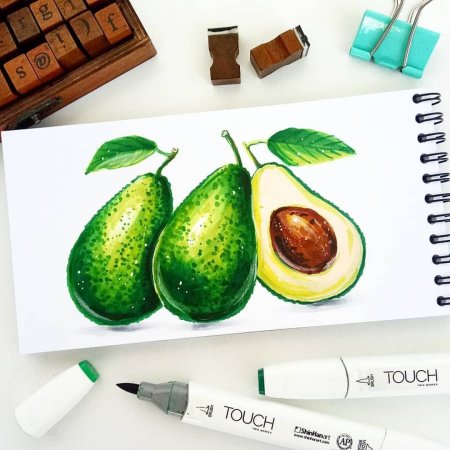 Рисунки маркерами легкие милые для новичков