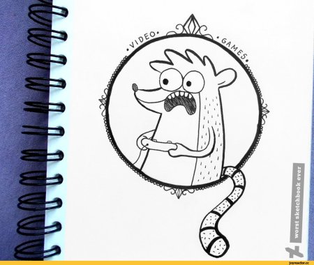 Рисунки для скетчбука из мультиков