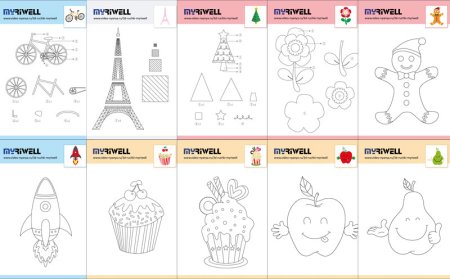 Рисунки для 3д ручки трафареты