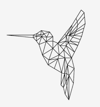 Чертёж ножа керамбит из КС