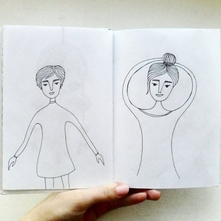 Рисунки в скетчбуке для начинающих