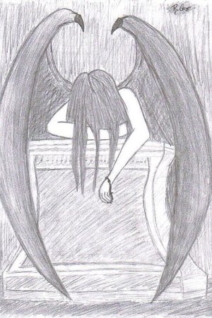 Рисунки для срисовки грустные