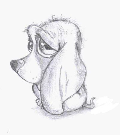 Рисунки для срисовки лёгкие грусные