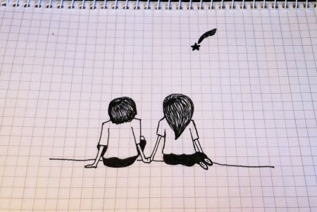 Лёгкие рисунки ручкой