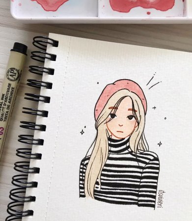 Рисунки для срисовки в скетчбук легкие