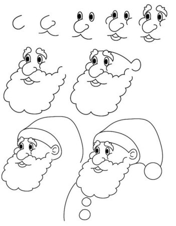 Рисунок Снегурочки карандашом