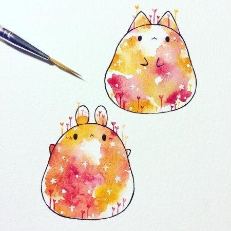 Рисунки в скетчбуке