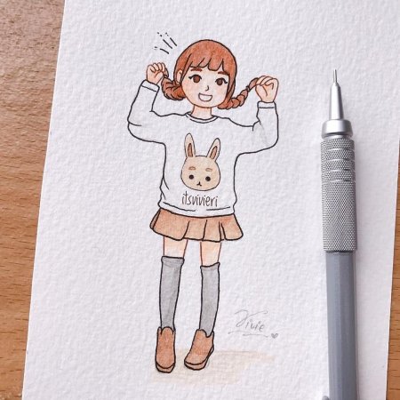 Рисунки в скетчбуке