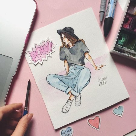 Рисунки для скетчбука лёгкие