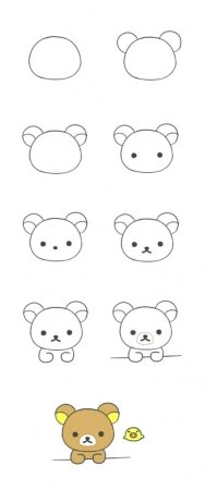 Котята для срисовки для начинающих