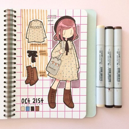 Лёгкие рисунки для скетч бука