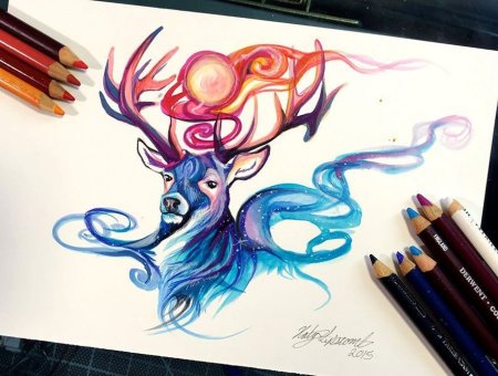 Картинки для срисовки красивые цветные