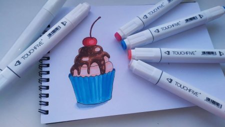 Рисование скетчей маркерами