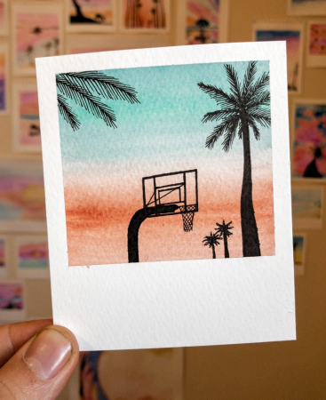 Рисунки на акварельной бумаге