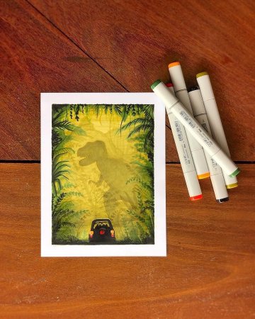 Маленькие рисунки акварелью