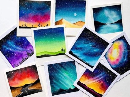 Фотоаппарат акварель