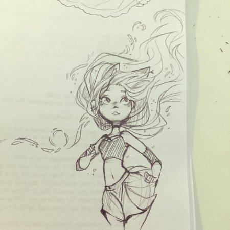 Глаз карандашом для скетчбука