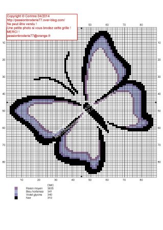Вышивка бабочки крестом схемы для начинающих