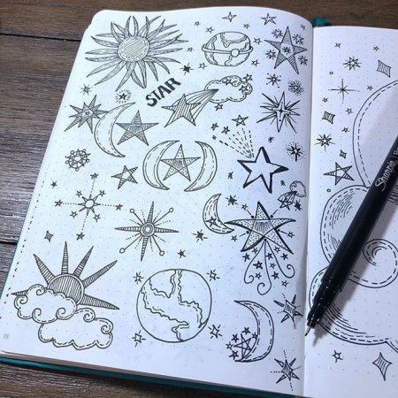 Маленькие рисунки для скетчбука