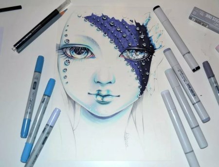 Рисунки маркерами для начинающих