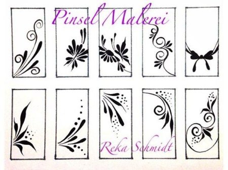 Узоры на ногтях для начинающих